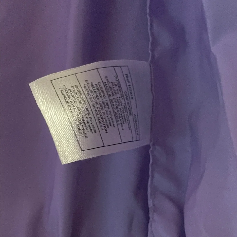 Puma Kids Lavender Puffer Vest